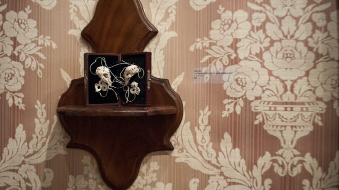 A piece of Caitlin McCormack's work in "Ex Silento." | Victoria Mier, TTN. A piece of Caitlin McCormack's work in "Ex Silento." | Victoria Mier, TTN.