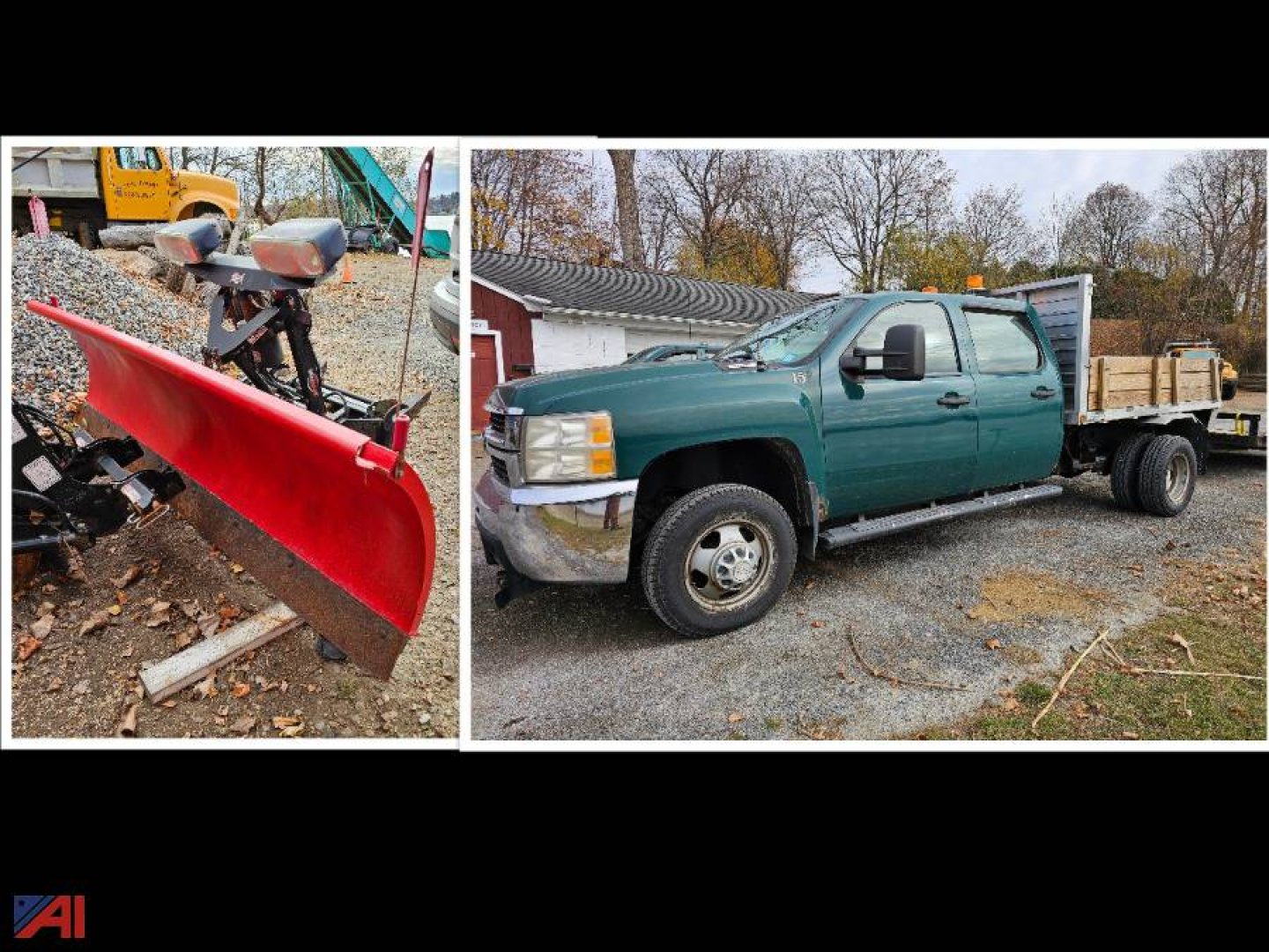 2008 Chevrolet Silverado 3500HD Dump Truck with Plow