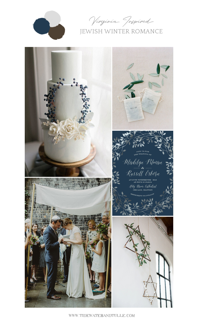 Rustic winter romance for Jewish weddings