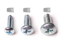 100 Viti Autofilettanti 10-32 X 1/4, Testa Tonda Phillips, Acciaio Temprato Zincato, Accurate Japan
