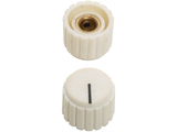 Vintage Set-Screw Knob - Cream