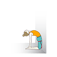 (Ustrasana With Strap And Wall)