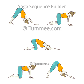 Downward Facing Dog Pose Table Top Pose Flow Yoga (Adho ...
