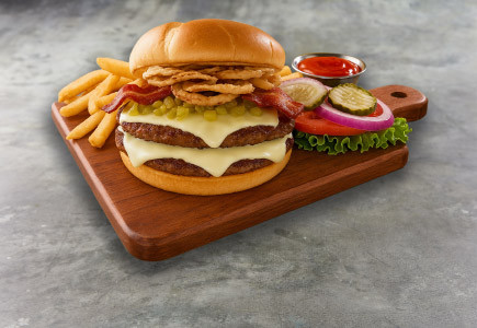 Hatch Green Chili Cheeseburger