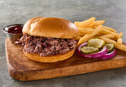 Chopped BBQ Sandwich