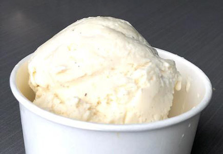 Scoop of Vanilla Bean Ice Cream