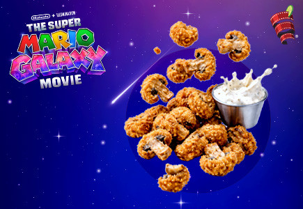 1-Up Fried Mushrooms