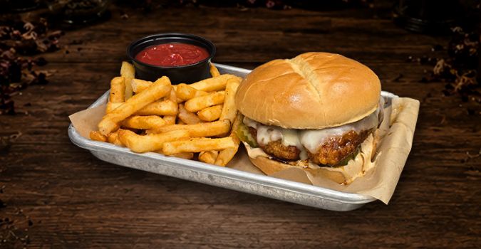 Black Flame Chicken Sandwich