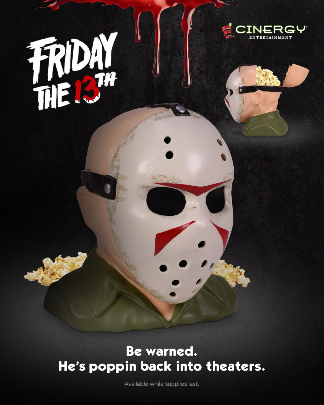 Friday the 13th Popcorn Bucket • On Sale Now!