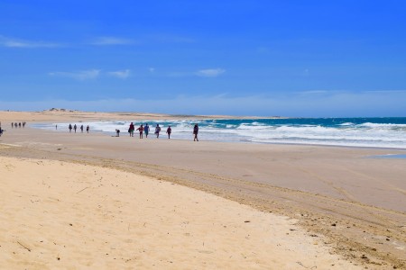 Caminata hasta Barra de Valizas desde Cabo Polonio