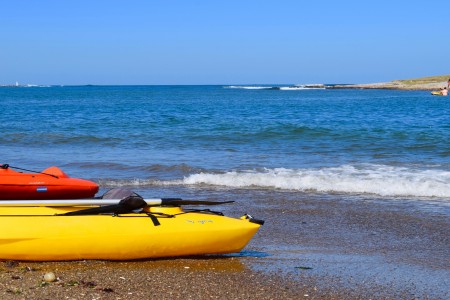 Alquiler de kayaks para cruzar a la isla La Tuna
