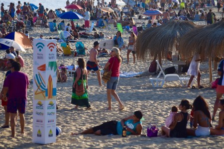 Playa del Barco en La Pedrera con WiFi libre