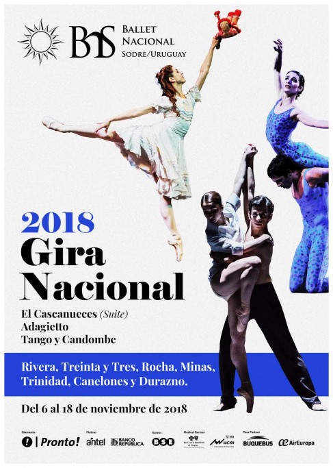 El Ballet Nacional del Sodre llega a Rocha en su Gira por Uruguay 2018