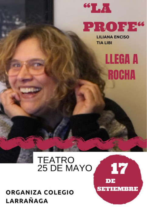Una hora de pura risa con "La Profe", show de stand up en el Teatro 25 de Mayo de Rocha