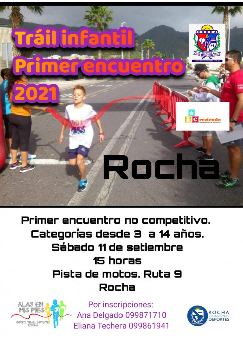 1er Encuentro no competitivo de Trail Infantil en Rocha