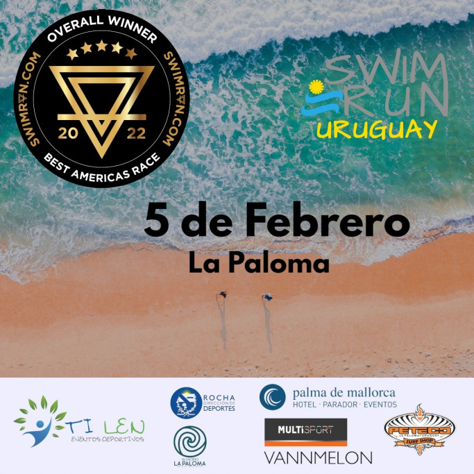Swim Run Uruguay 2023 en La Paloma: natación y corrida, intercalando ambas disciplinas