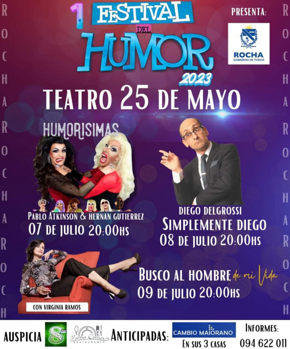 Los humoristas Pablo Atkinson & Hernan Gutierrez se presentan en el I Festival del Humor en Rocha