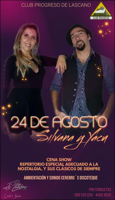 Noche de la Nostalgia 2023 con el duo Silvana y Yacu en Lascano