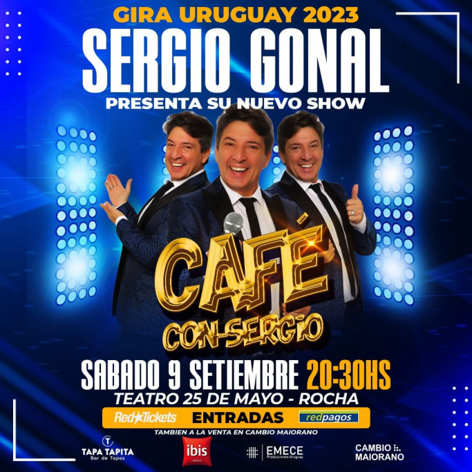 En su gira 2023 por Uruguay, Sergio Gonal llega a Rocha con su imperdible show de humor