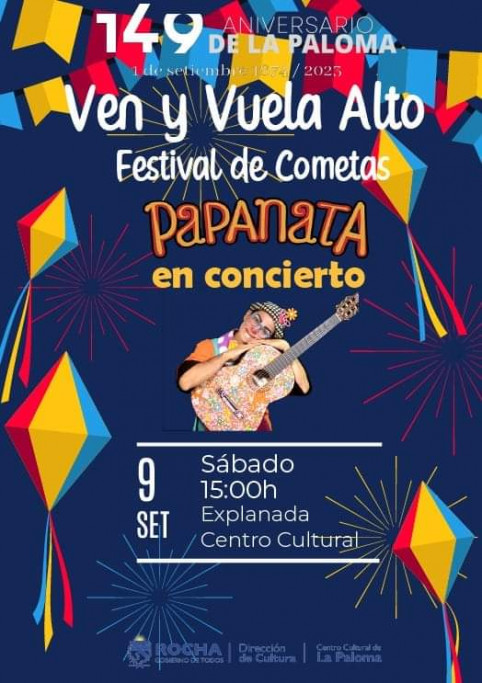 Celebramos el 149 Aniversario de La Paloma con un encuentro de cometas