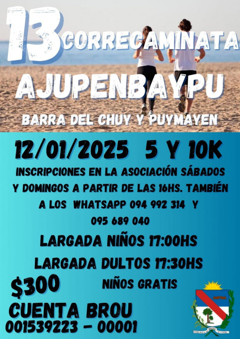 13° Correcaminata 5k y 10K en Barra de Chuy