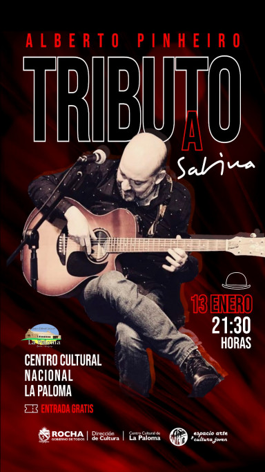 El Centro Cultural de La Paloma será el escenario de "Tributo a Sabina"
