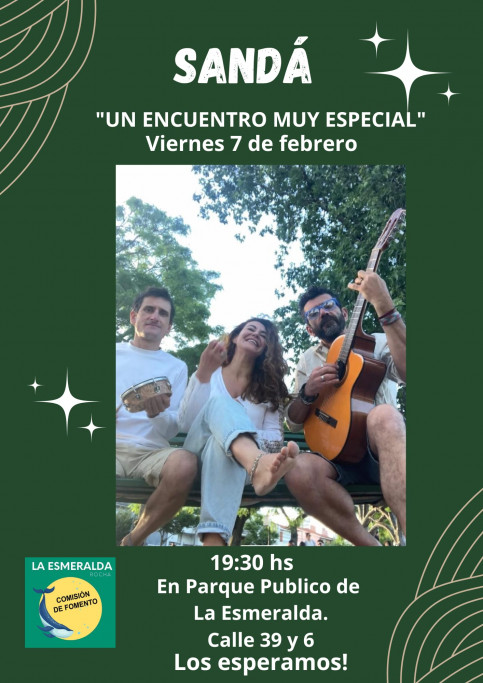 Sandá, un encuentro muy especial en el Parque Público de La Esmeralda