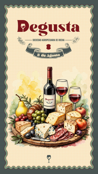 Degusta 2025 en la Sociedad Agropecuaria de Rocha: vinos y sabores locales