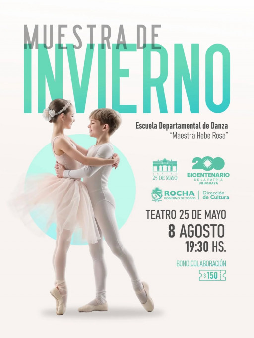 Escuela Departamental de Danza “Maestra Hebe Rosa” presenta su Muestra de Invierno en Rocha