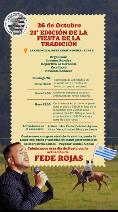 21° Edición de la Fiesta de la Tradición en La Coronilla