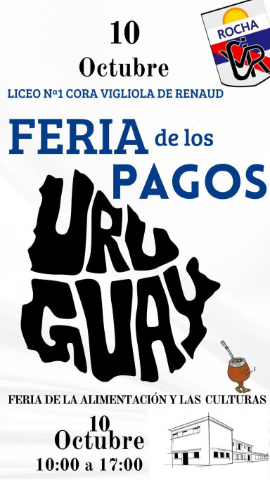Feria de los Pagos -  feria de la alimentación y las culturas en el Liceo N° 1 de Rocha 