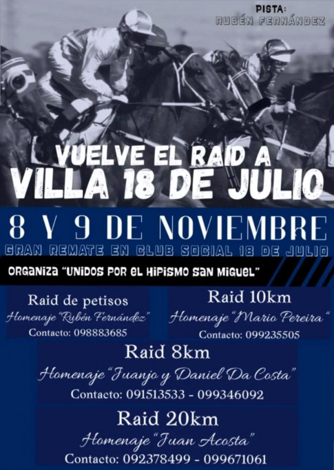 Raíd Villa 18 de Julio 2025