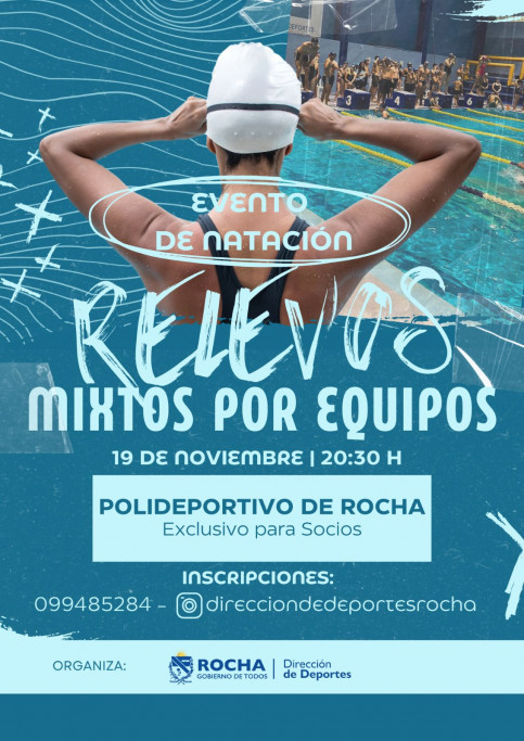 Evento de Natación en Rocha – Relevos Mixtos por Equipos
