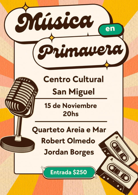 Música en Primavera en Villa 18 de Julio