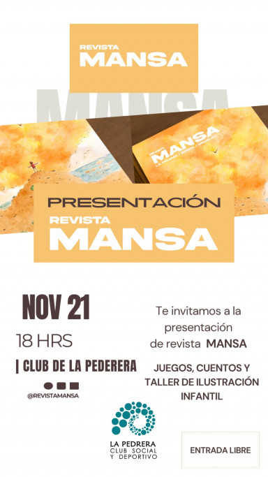 Presentación de Revista Mansa en La Pedrera