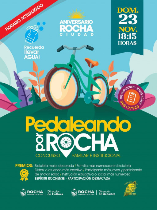 Pedaleando por Rocha 2025 – Bicicleteada familiar en el Paso Real