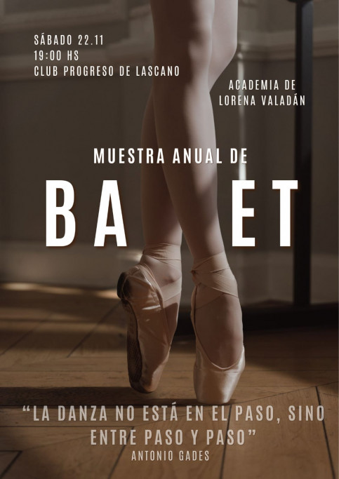 Muestra Anual de Ballet en Lascano