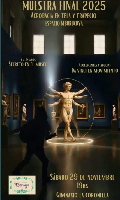 Muestra Final 2025 de Acrobacia en Tela y Trapecio en La Coronilla