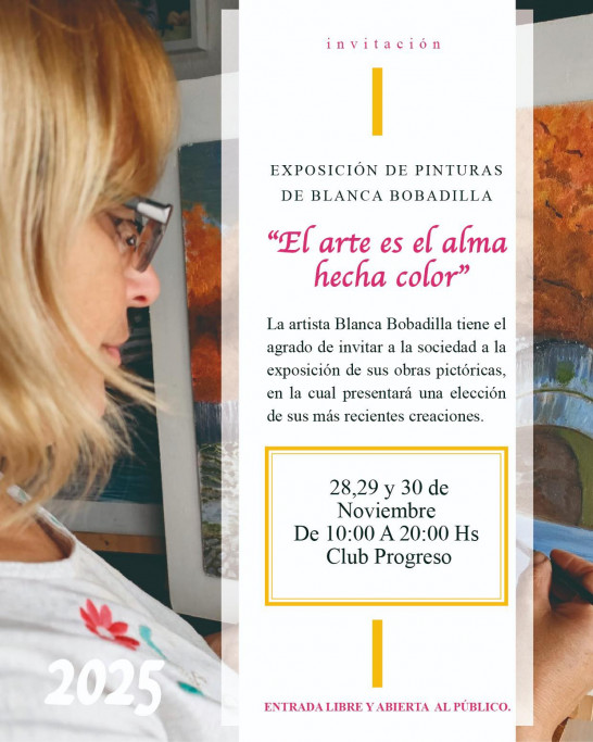 Exposición de Pinturas de Blanca Bobadilla en Lascano