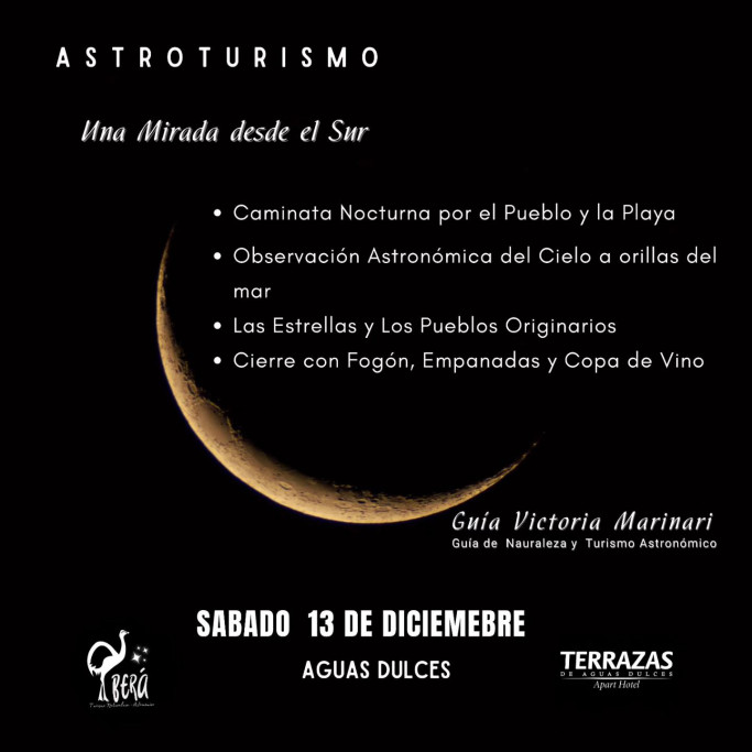 Astroturismo en Aguas Dulces – Una mirada desde el sur