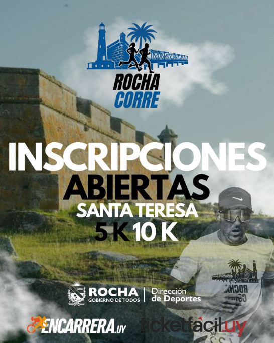 5ta. Etapa Rocha Corre 5K y 10K - Santa Teresa