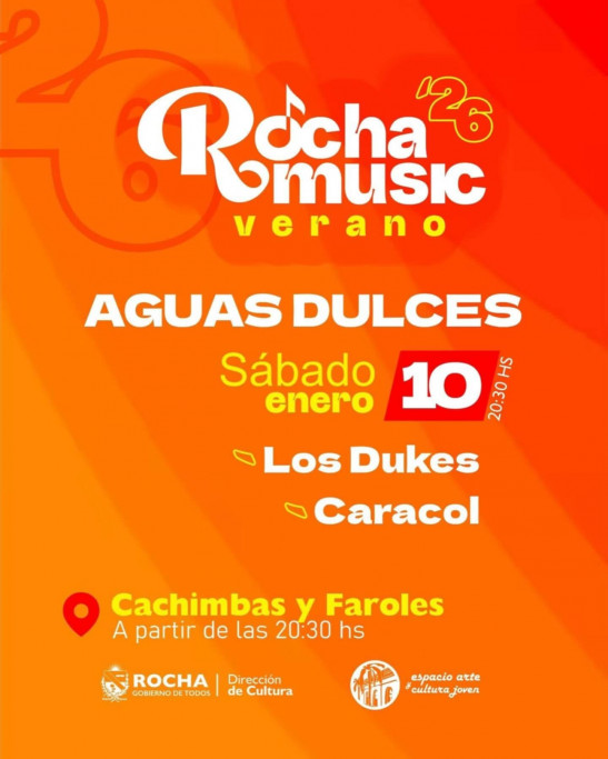 Rocha Music 2026 en Aguas Dulces