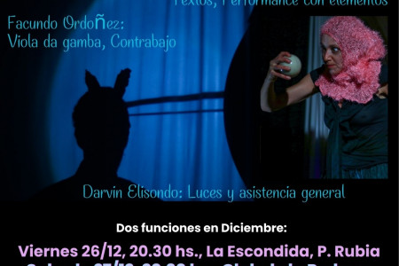 "La Mujer que sostiene la luna" en La Paloma