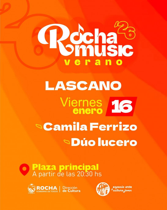 Rocha Music 2026 en Lascano – Enero
