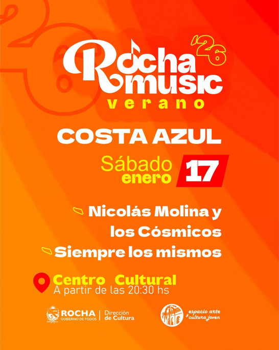 Rocha Music 2026 en Costa Azul – Enero