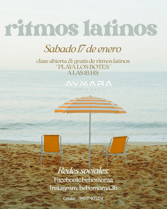 Ritmos Latinos en Playa Los Botes – La Paloma