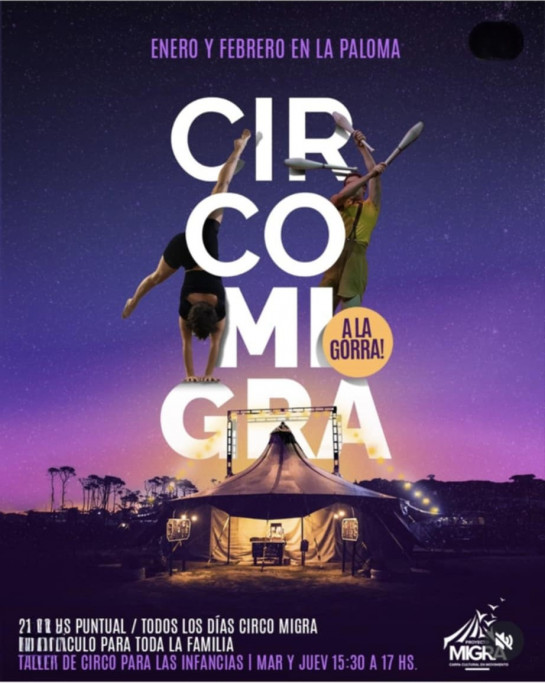 9na. Temporada de Circo Migra en La Paloma