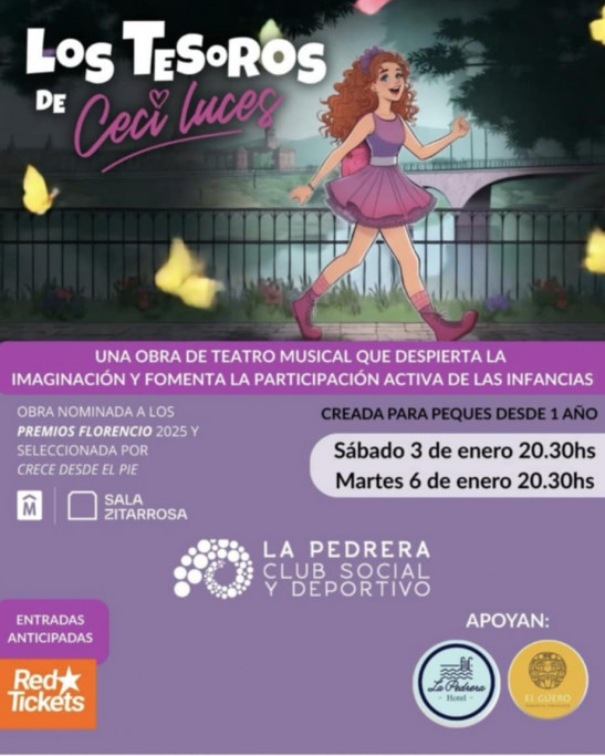 Obra de Teatro: "Los Tesoros de Ceci Luces" en La Pedrera