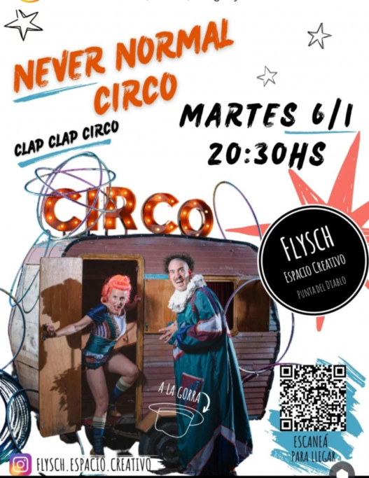 Never Normal Circo en Punta del Diablo