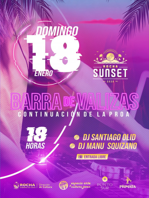 Rocha Sunset 2026 en Barra de Valizas